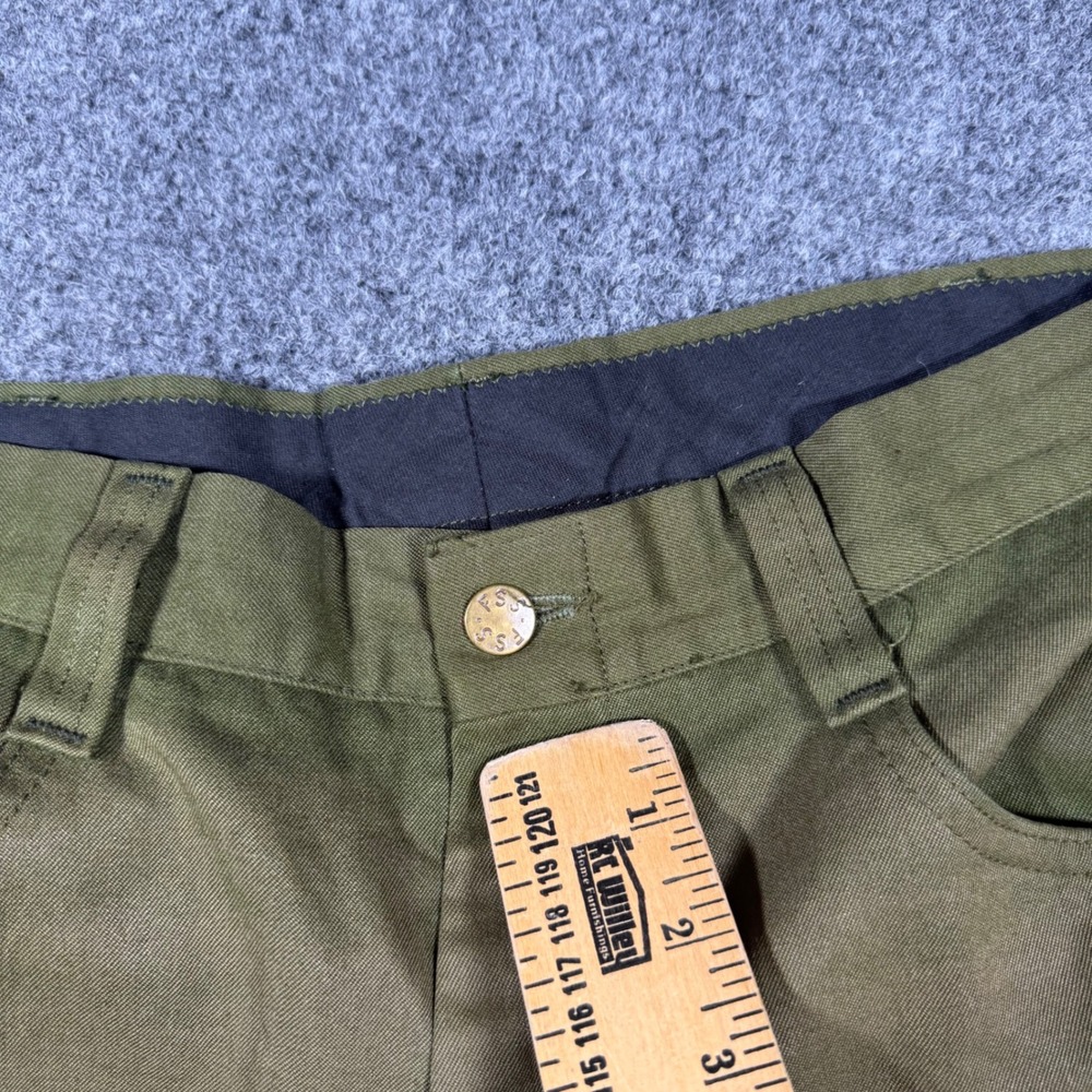 Vintage Wildland Firefighting Pants Men's 34x29 Aramid Green 1989 FSS - Picture 6 of 14